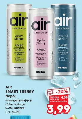 Napój energetyzujący Air Smart Energy Zesty Mango promocja w Kaufland