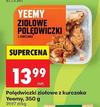 Polędwiczki ziołowe z kurczaka Yeemy promocja w Biedronka