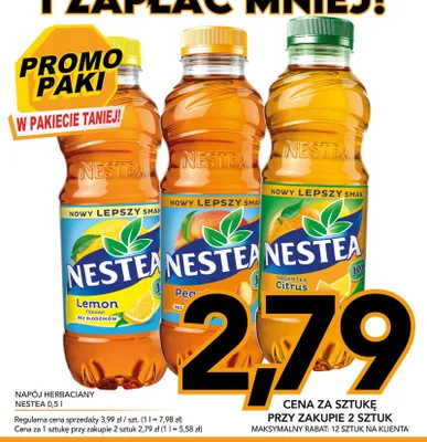 Napój herbaciany Nestea Green Tea Citrus promocja w Kupiec