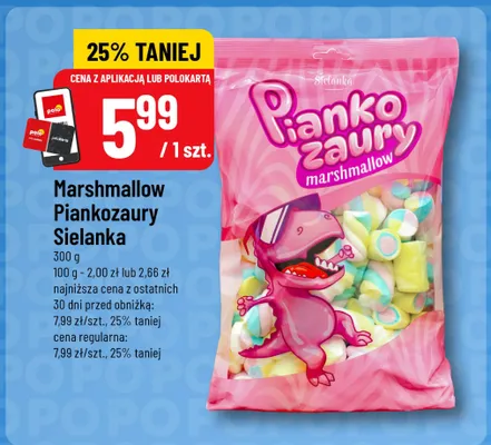 Marshmallow Piankozaury Sielanka promocja w POLOmarket