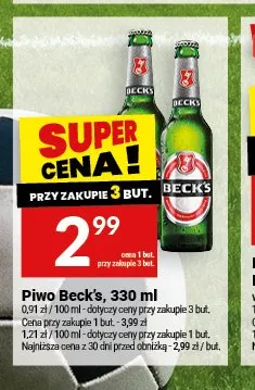 Piwo Beck's promocja w Twój Market