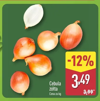 Cebula żółta promocja w Aldi
