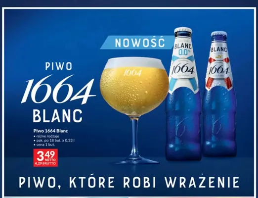 Piwo 1664 Blanc promocja w Makro