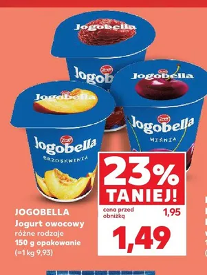 Jogurt owocowy Zott Jogobella promocja w Kaufland
