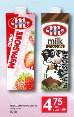 Mleko smakowe czekoladowe promocja w Selgros