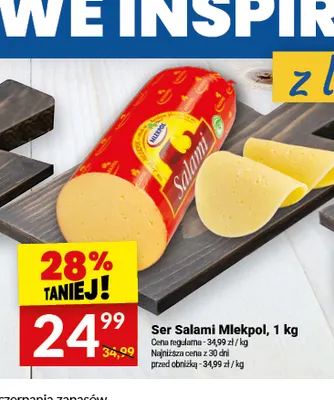 Ser Salami Mlekpol promocja w Twój Market