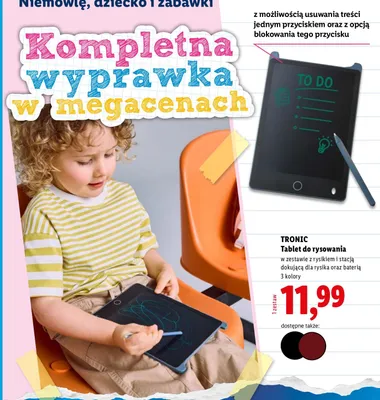 Tablet do rysowania Tronic promocja w Lidl