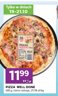 Pizza Well Done promocja w Stokrotka