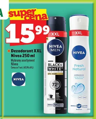 Dezodorant męski Nivea Men Black & White Invisible promocja w TOPAZ