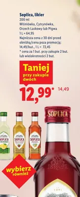 Likier Pigwówkowa  promocja w Lidl