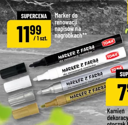 Marker do renowacji napisów na nagrobkach Toma promocja w POLOmarket
