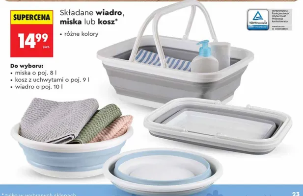 Składana miska promocja w Biedronka