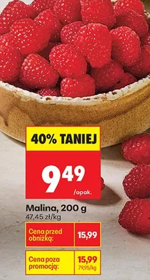 Malina promocja w Biedronka
