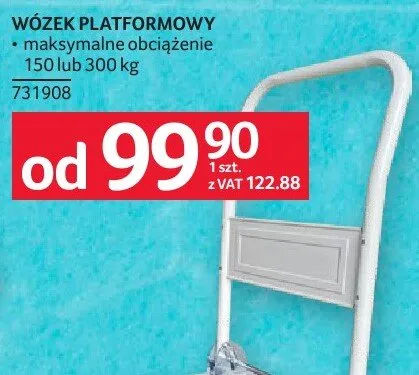 Wózek platformowy promocja w Selgros