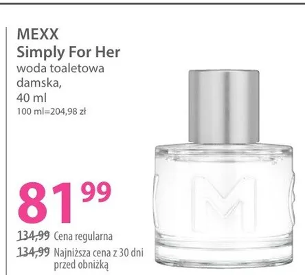 Woda toaletowa damska promocja w Hebe