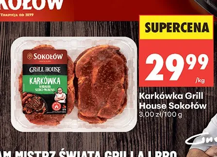 Karkówka Sokołów Grill House promocja w Biedronka