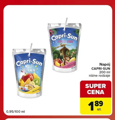 Napój Capri-Sun Jungle Drink promocja w Carrefour Market