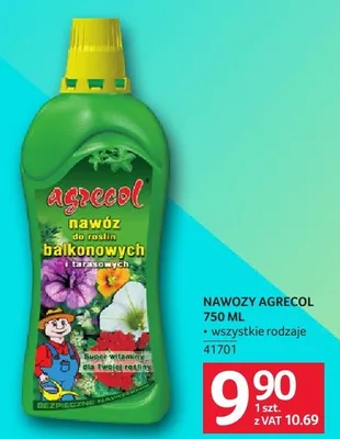 Nawóz AGRECOL 750 ml balkonowych promocja w Selgros