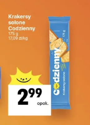 Krakersy solone Codzienny promocja w Delikatesy Centrum