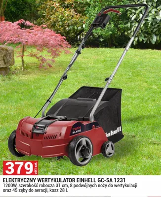 Elektryczny wertykulator GC-SA 1231 promocja w Merkury Market