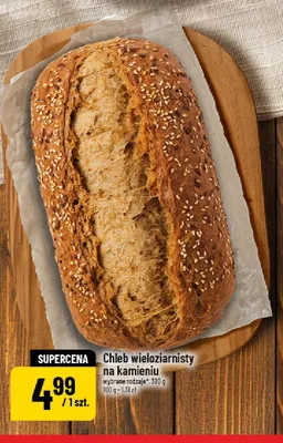 Chleb wieloziarnisty na kamieniu promocja w POLOmarket