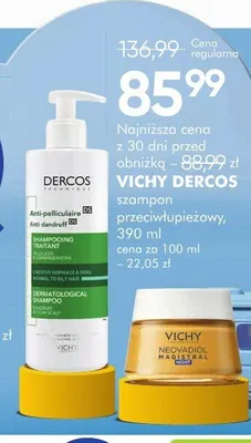 Szampon przeciwłupieżowy Vichy Dercos promocja w Super-Pharm