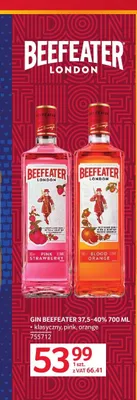 Gin Beefeater Pink Strawberry 37,5% promocja w Selgros