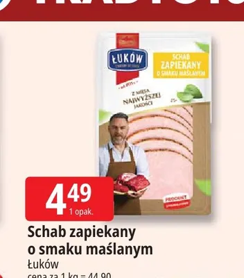 Schab zapiekany o smaku maślanym Łuków promocja w Leclerc