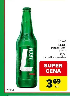 Piwo Lech Premium promocja w Carrefour Express