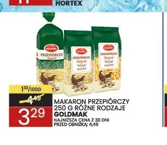 Makaron przepiórczy Goldmak promocja w Wafelek
