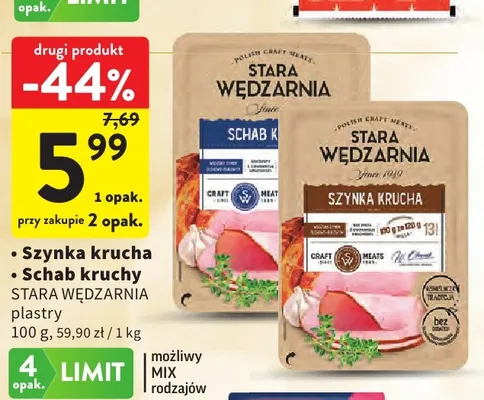 Schab kruchy Stara Wędzarnia promocja w Intermarche