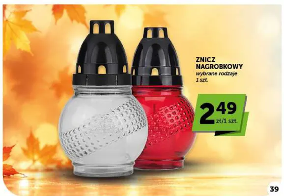 Znicz nagrobkowy promocja w Groszek