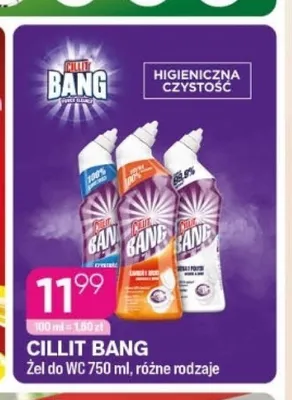 Żel do WC Cillit Bang promocja w Drogerie Koliber