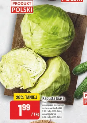 Kapusta biała promocja w POLOmarket