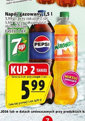 Napój gazowany Mirinda promocja w Prim Market