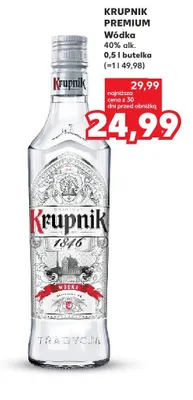 Wódka Krupnik Premium promocja w Kaufland
