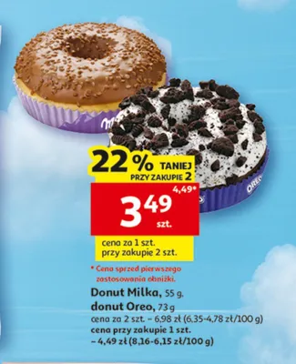 Donut Oreo promocja w Auchan