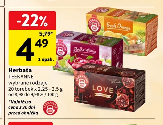 Herbata Teekanne promocja w Intermarche
