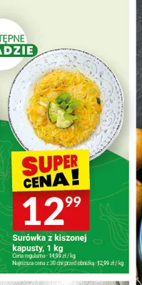 Surówka z kiszonej kapusty Białecki Kuchnia promocja w Twój Market