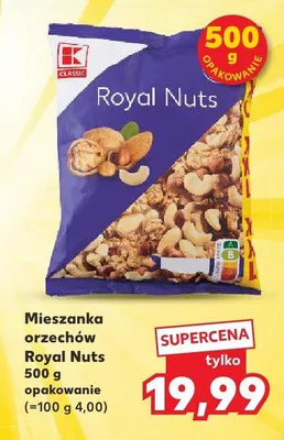 Mieszanka orzechów Royal Nuts K Classic promocja w Kaufland