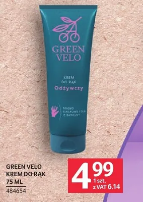 Krem do rąk GREEN VELO 75 ML promocja w Selgros