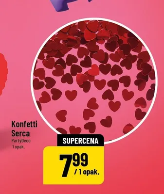 Konfetti Serca promocja w POLOmarket
