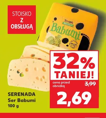 Ser Babumi Serenada promocja w Kaufland