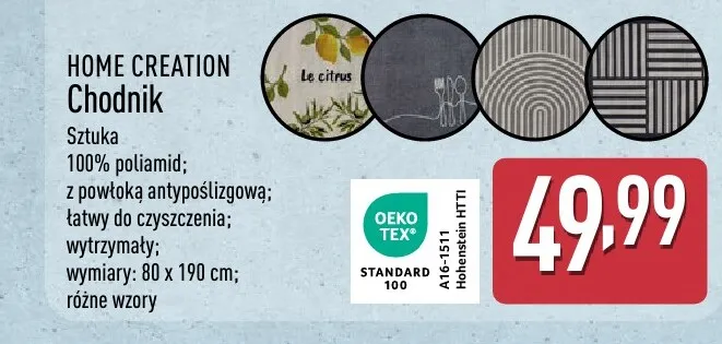 Chodnik Home Creation promocja w Aldi
