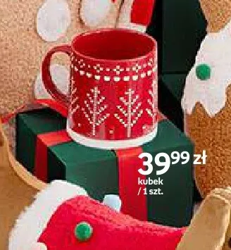 Kubek czerwony Joyful Xmas promocja w Empik