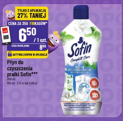 Płyn do czyszczenia pralki Sofin promocja w POLOmarket