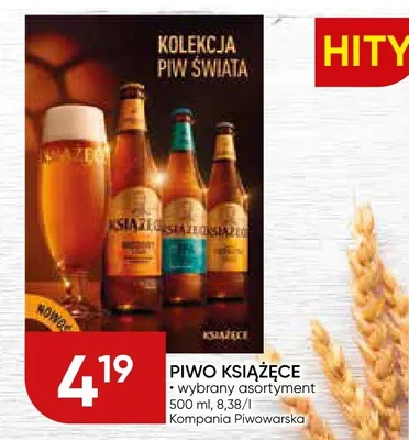 Piwo Książęce wybrany asortyment promocja w Chata Polska
