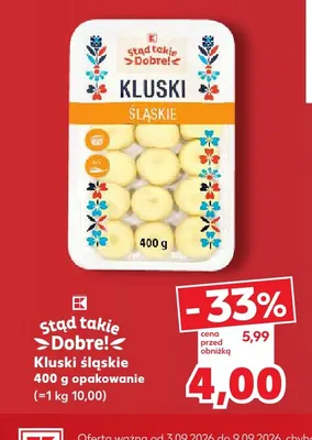 Kluski śląskie Stąd Takie Dobre! promocja w Kaufland