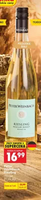Wino białe Peter Weinbach Riesling promocja w Biedronka