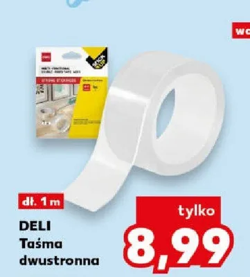Taśma dwustronna Deli promocja w Kaufland